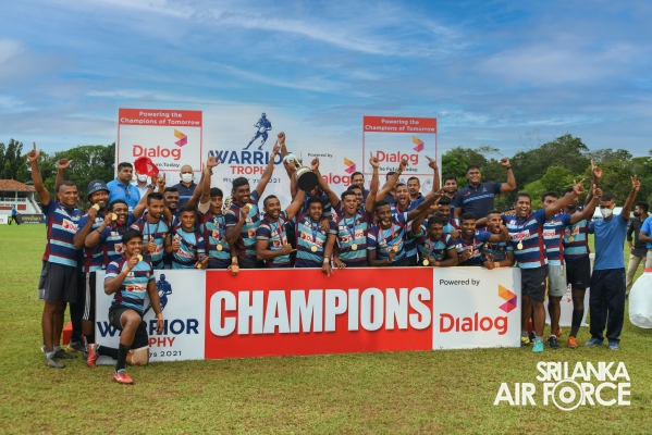 SRI LANKA AIR FORCE WINS WARRIOR TROPHY RUGBY 7’S TITLE