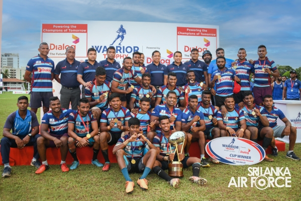 SRI LANKA AIR FORCE WINS WARRIOR TROPHY RUGBY 7’S TITLE