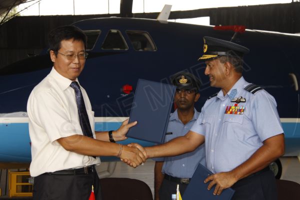 ශ්රී ලංකා ගුවන් හමුදාවට MA60 මගී ප්රවාහන ගුවන් යානා 02ක්...
