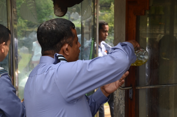 A Religious Ceremony at the Temple of Sacred Tooth