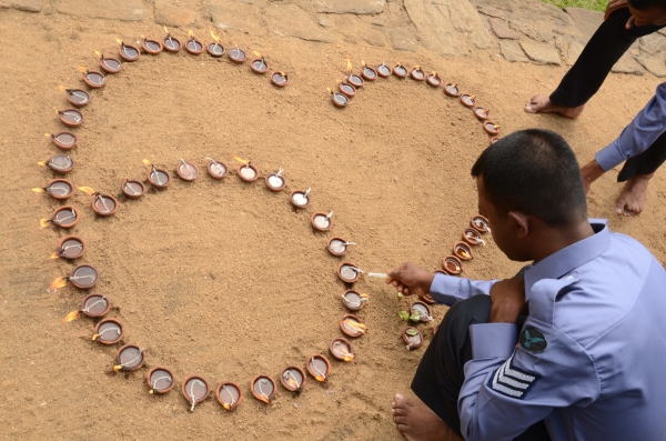 A Religious Ceremony at the Temple of Sacred Tooth