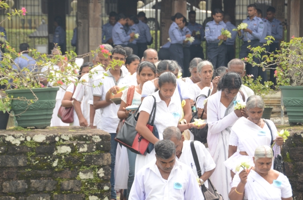 A Religious Ceremony at the Temple of Sacred Tooth