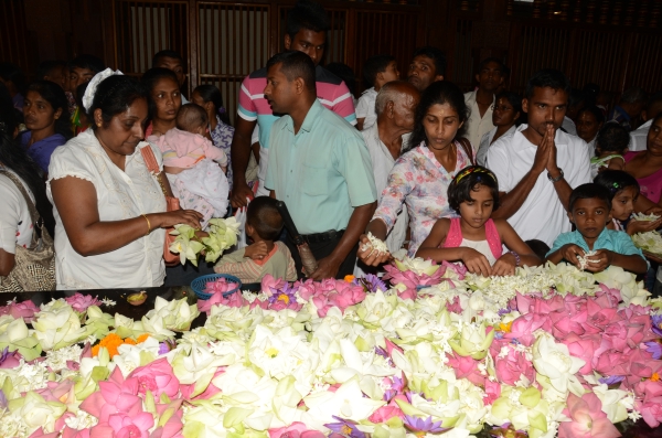 A Religious Ceremony at the Temple of Sacred Tooth