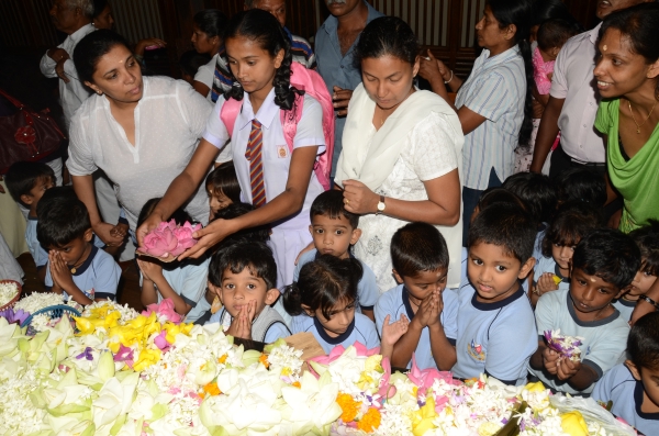 A Religious Ceremony at the Temple of Sacred Tooth