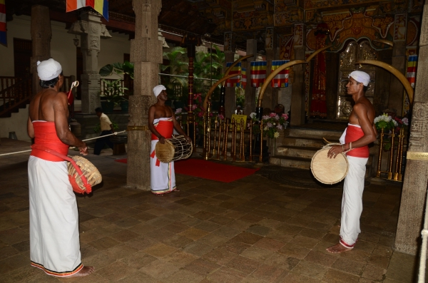 A Religious Ceremony at the Temple of Sacred Tooth