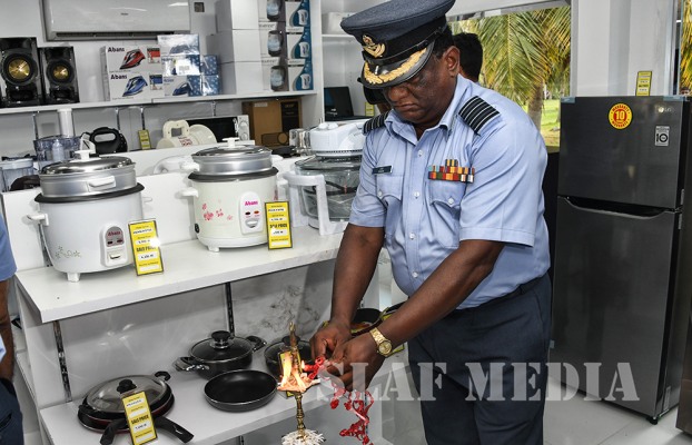 Abans Showrooms declared open by Commander at Katunayake and Ekala