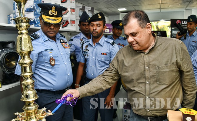 Abans Showrooms declared open by Commander at Katunayake and Ekala