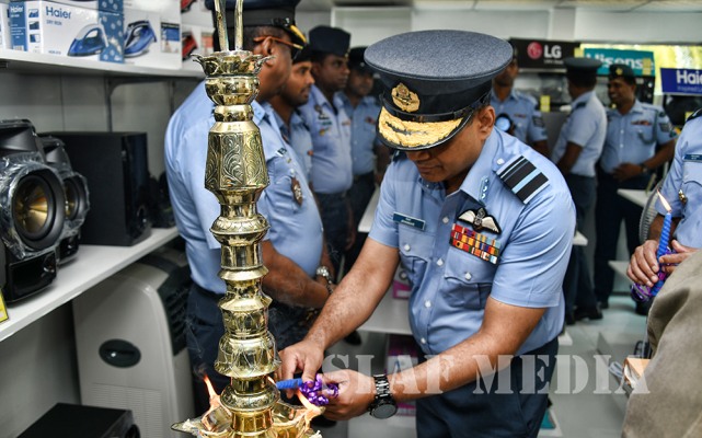 Abans Showrooms declared open by Commander at Katunayake and Ekala