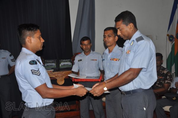 Closing Address Ceremony of Clerk Accounts Basic And Aero Engine Advanced Trade Training Course