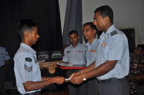 Closing Address Ceremony of Clerk Accounts Basic And Aero Engine Advanced Trade Training Course