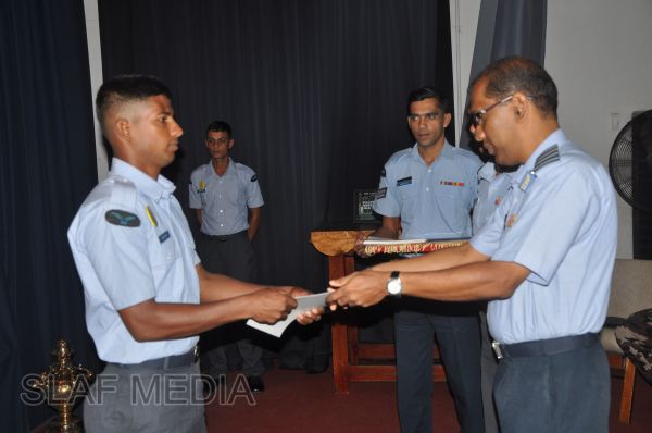 Closing Address Ceremony of Clerk Accounts Basic And Aero Engine Advanced Trade Training Course