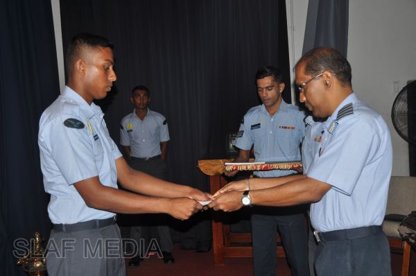 Closing Address Ceremony of Clerk Accounts Basic And Aero Engine Advanced Trade Training Course
