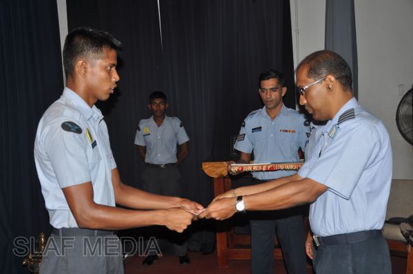 Closing Address Ceremony of Clerk Accounts Basic And Aero Engine Advanced Trade Training Course