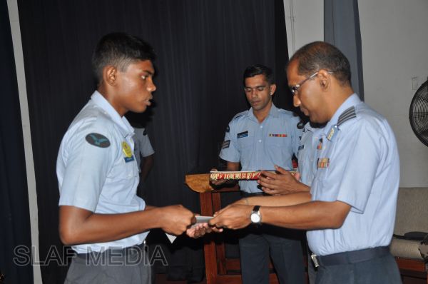Closing Address Ceremony of Clerk Accounts Basic And Aero Engine Advanced Trade Training Course
