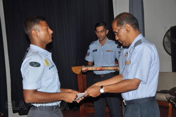 Closing Address Ceremony of Clerk Accounts Basic And Aero Engine Advanced Trade Training Course