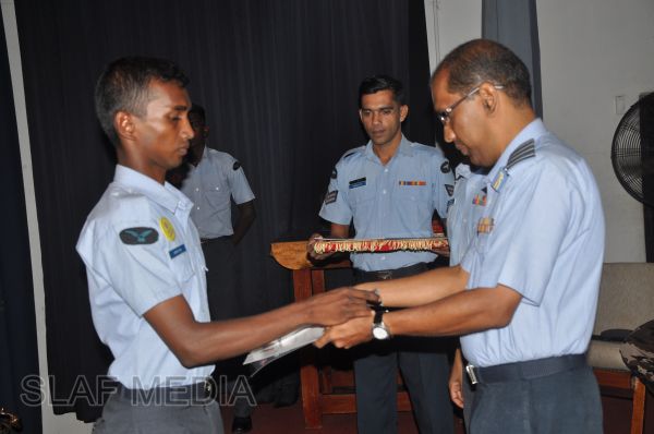 Closing Address Ceremony of Clerk Accounts Basic And Aero Engine Advanced Trade Training Course