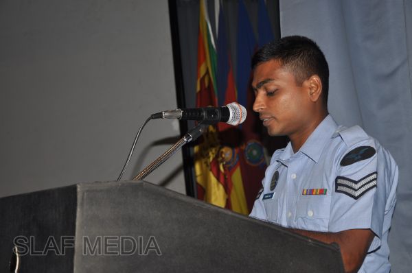 Closing Address Ceremony of Clerk Accounts Basic And Aero Engine Advanced Trade Training Course