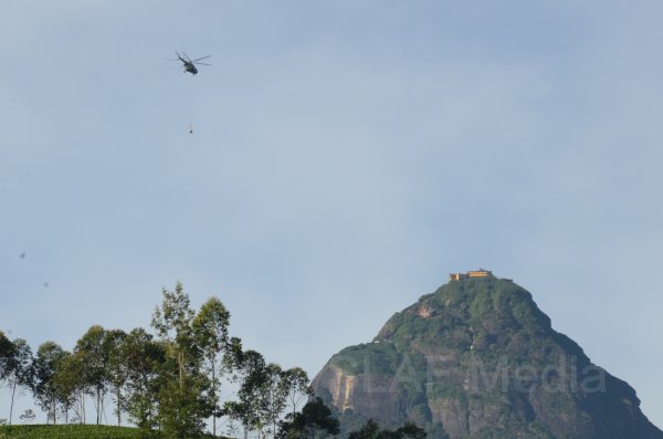 Helitours Facilitates the Airlifting of 20 tons of Material to Adam’s Peak