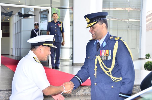 Admiral Katsutoshi Kawano Visits SLAF Headquarters
