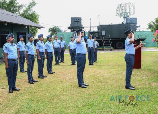 CHANGE OF COMMAND AT NO 01 AIR DEFENCE RADAR SQUADRON AT KATUNAYAKE