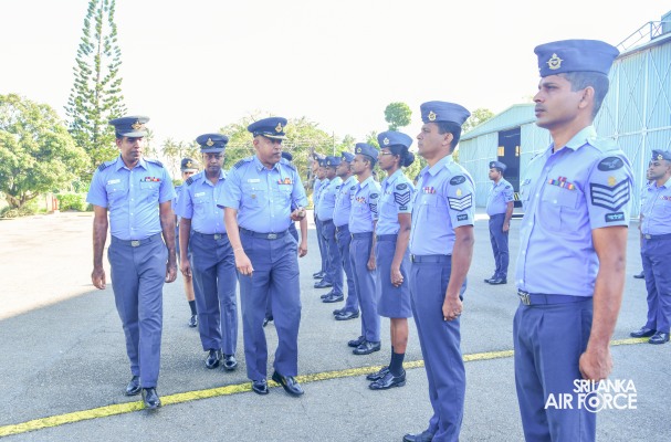 CHANGE OF COMMAND AT THE AIRCRAFT ENGINEERING WING, SLAF BASE
KATUNAYAKE