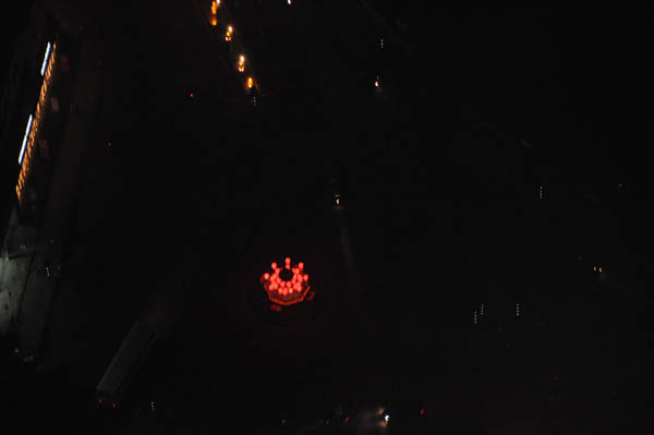 Air Force Commander switches on lights at the Gangarama Vesak Kalapaya