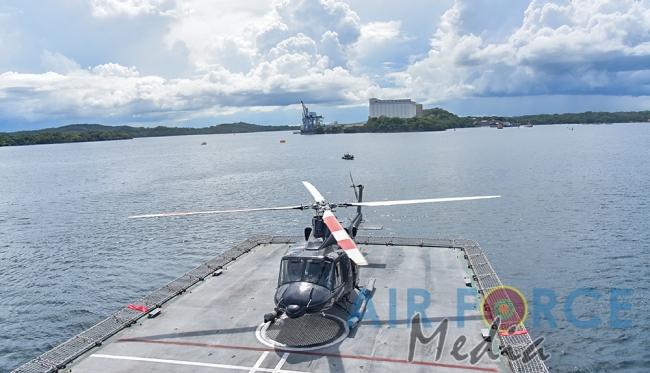 SLAF conducts Helicopter Deck Landing Exercise with SL Navy Ship ‘Sindurala’