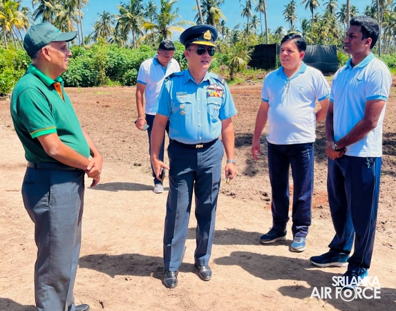SLAF BASE KATUNAYAKE ESTABLISHES HERBAL GARDEN FOR CONSERVATION EFFORTS