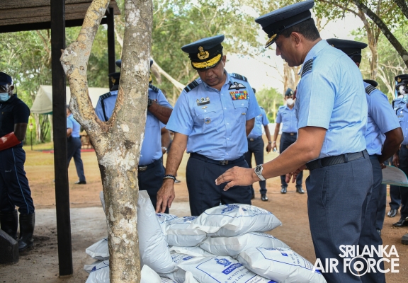 SRI LANKA AIR FORCE COMMENCES PRODUCTION OF ORGANIC FERTILIZER