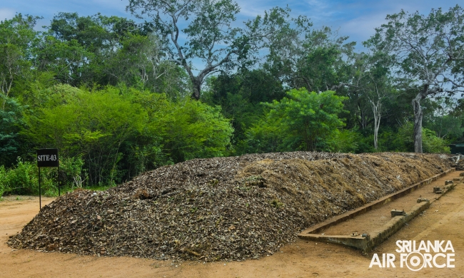 SRI LANKA AIR FORCE COMMENCES PRODUCTION OF ORGANIC FERTILIZER