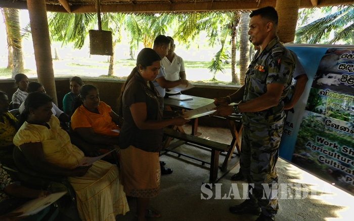 SLAF Base Vavniya Conducted Agro Workshop for Farmers