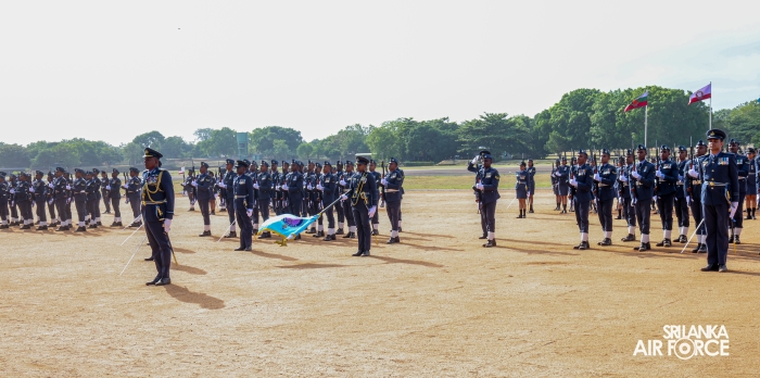 COMMANDER'S INSPECTION OF SLAF BASE ANURADHAPURA