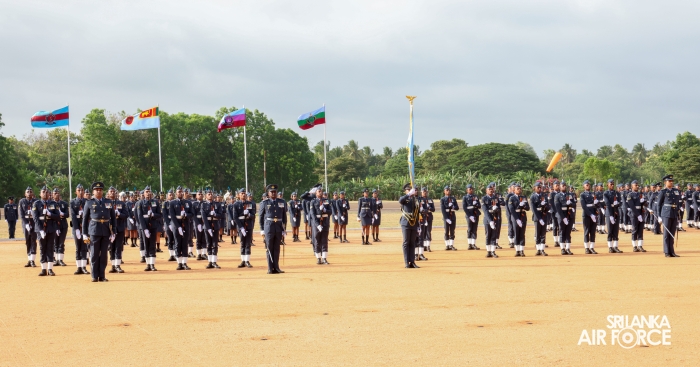 COMMANDER'S INSPECTION OF SLAF BASE ANURADHAPURA