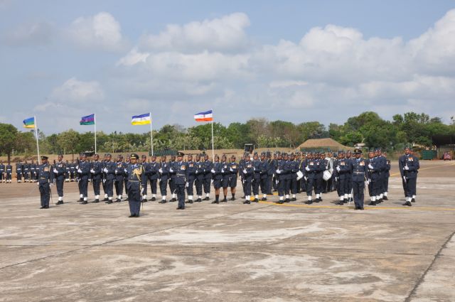 ගුවන් හමුදාපතිතුමන් අනුරාධපුර කඳවුරේ වාර්ෂික පරීක්ෂනය සිදුකරයි