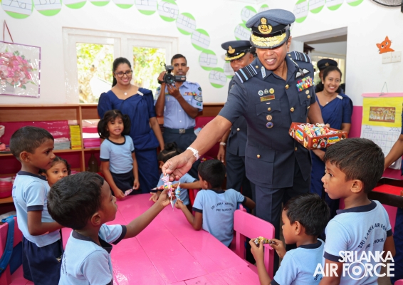 COMMANDER'S INSPECTION AT SLAF BASE ANURADHAPURA