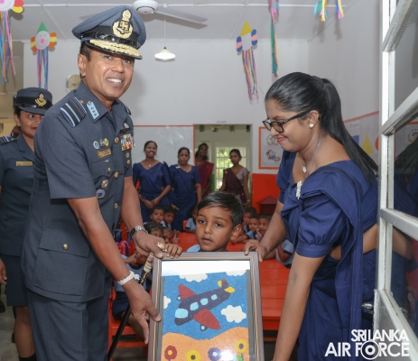 COMMANDER'S INSPECTION AT SLAF BASE ANURADHAPURA