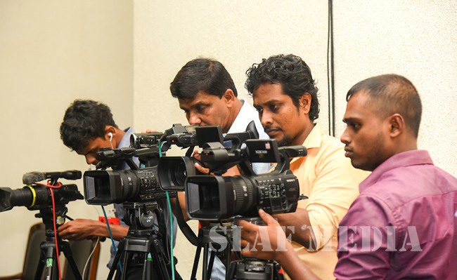 Colombo Air Symposium Press Briefing At Air Force Headquarters