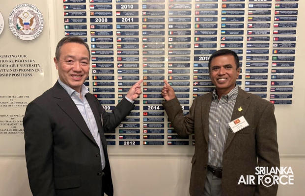 SLAF
COMMANDER JOINS ELITE INTERNATIONAL ALUMNI IN AIR UNIVERSITY'S HONOUR
ROLL