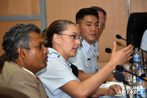 6TH AIRMAN TO AIRMAN STAFF TALKS BETWEEN SLAF AND USAF CONCLUDE ON A HIGH NOTE