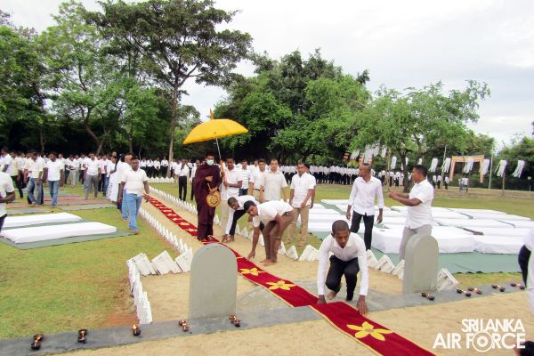 ECO
FRIENDLY VESAK CELEBRATION BY SLAF BASE KATUNAYAKE