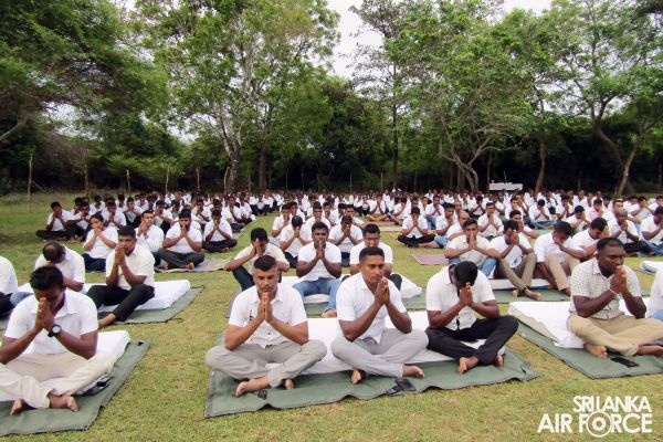 ECO FRIENDLY VESAK CELEBRATION BY SLAF BASE KATUNAYAKE