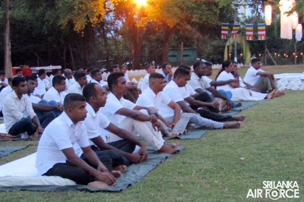 ECO FRIENDLY VESAK CELEBRATION BY SLAF BASE KATUNAYAKE
