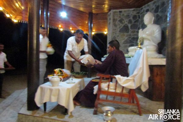 ECO FRIENDLY VESAK CELEBRATION BY SLAF BASE KATUNAYAKE