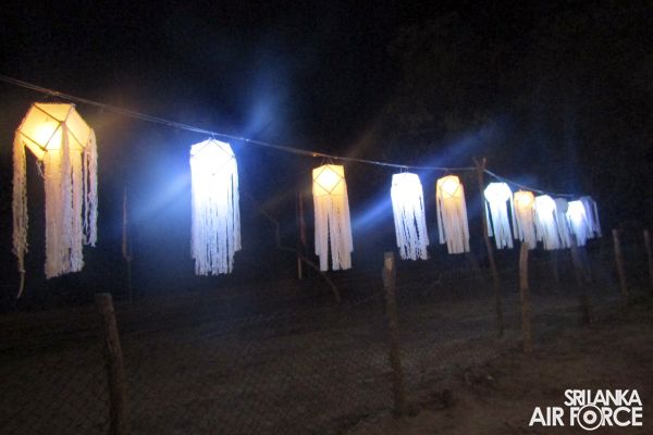 ECO FRIENDLY VESAK CELEBRATION BY SLAF BASE KATUNAYAKE