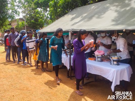ECO FRIENDLY VESAK CELEBRATION BY SLAF BASE KATUNAYAKE