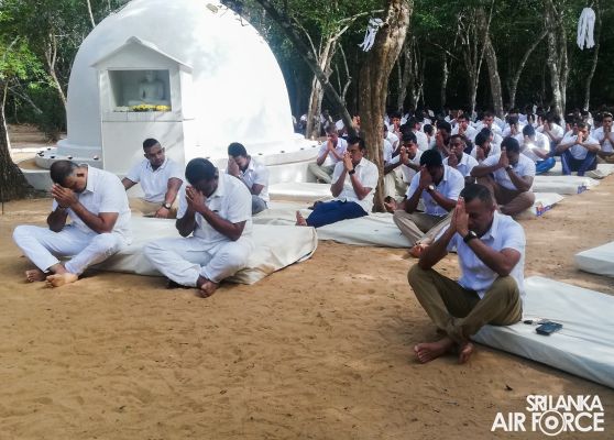 ECO FRIENDLY VESAK CELEBRATION BY SLAF BASE KATUNAYAKE