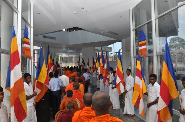 All Night Pirith Chanting and Alms Giving at Air Force Headquarters