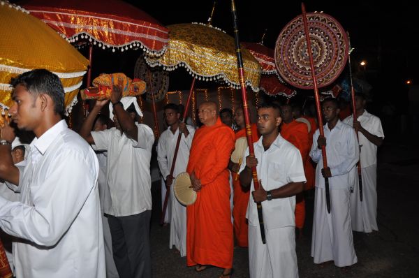 All Night Pirith Chanting and Alms Giving at Air Force Headquarters