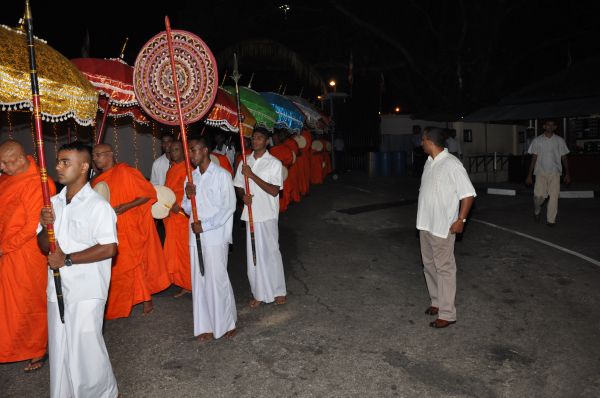 All Night Pirith Chanting and Alms Giving at Air Force Headquarters