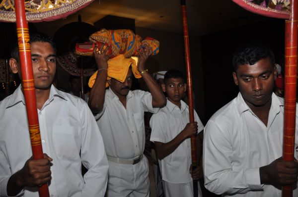 All Night Pirith Chanting and Alms Giving at Air Force Headquarters